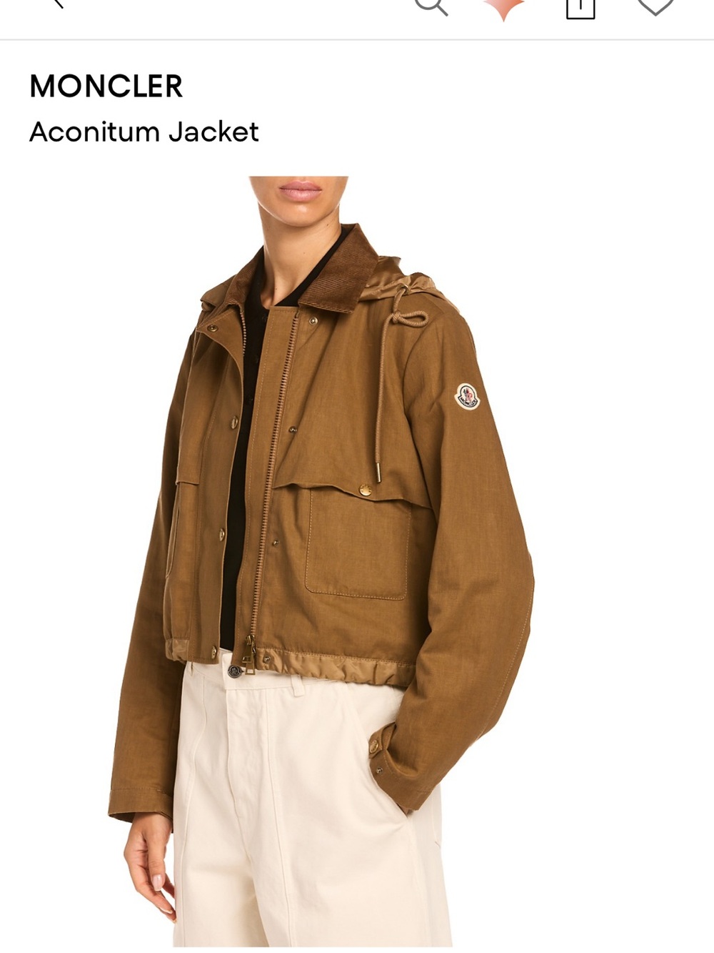 Moncler Brown Aconitum Jacket